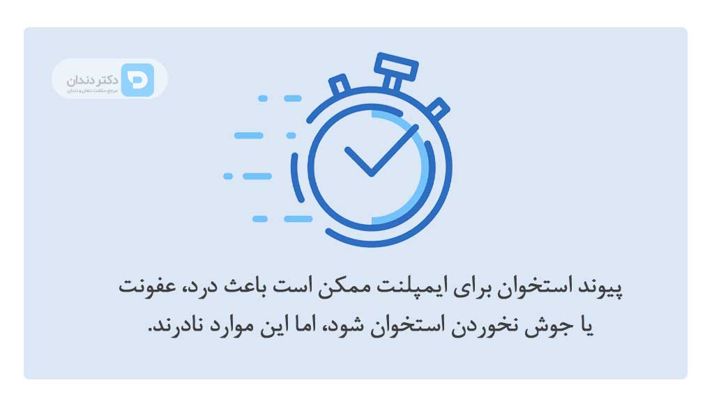 عوارض پیوند استخوان